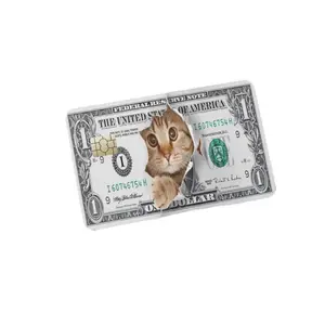 Kitten Vinyl card Cover: Stylish, Durable Protection for Your credit and Debit or ebt all sizes water proof design