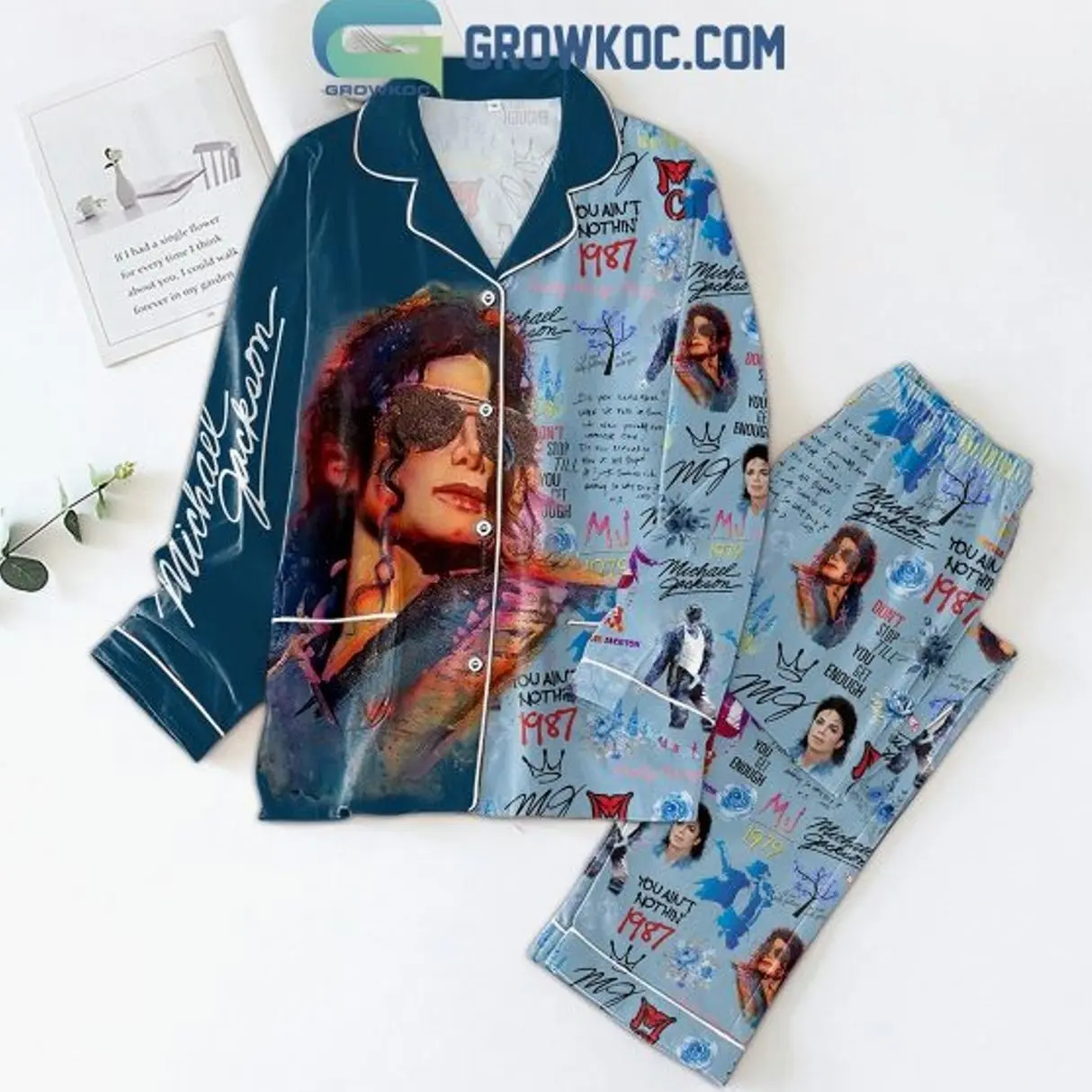 Michael Jackson You Ain’t Nothing 1987 Pajamas Set