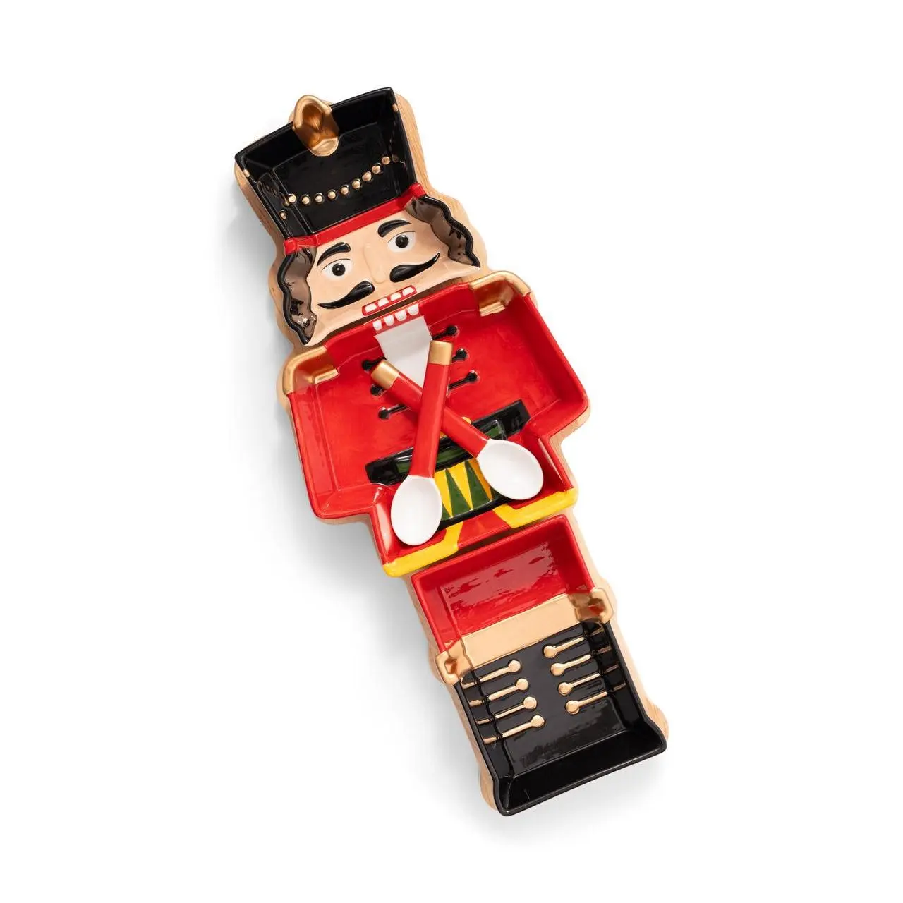 Godinger Holiday Nutcracker Appetizer Server