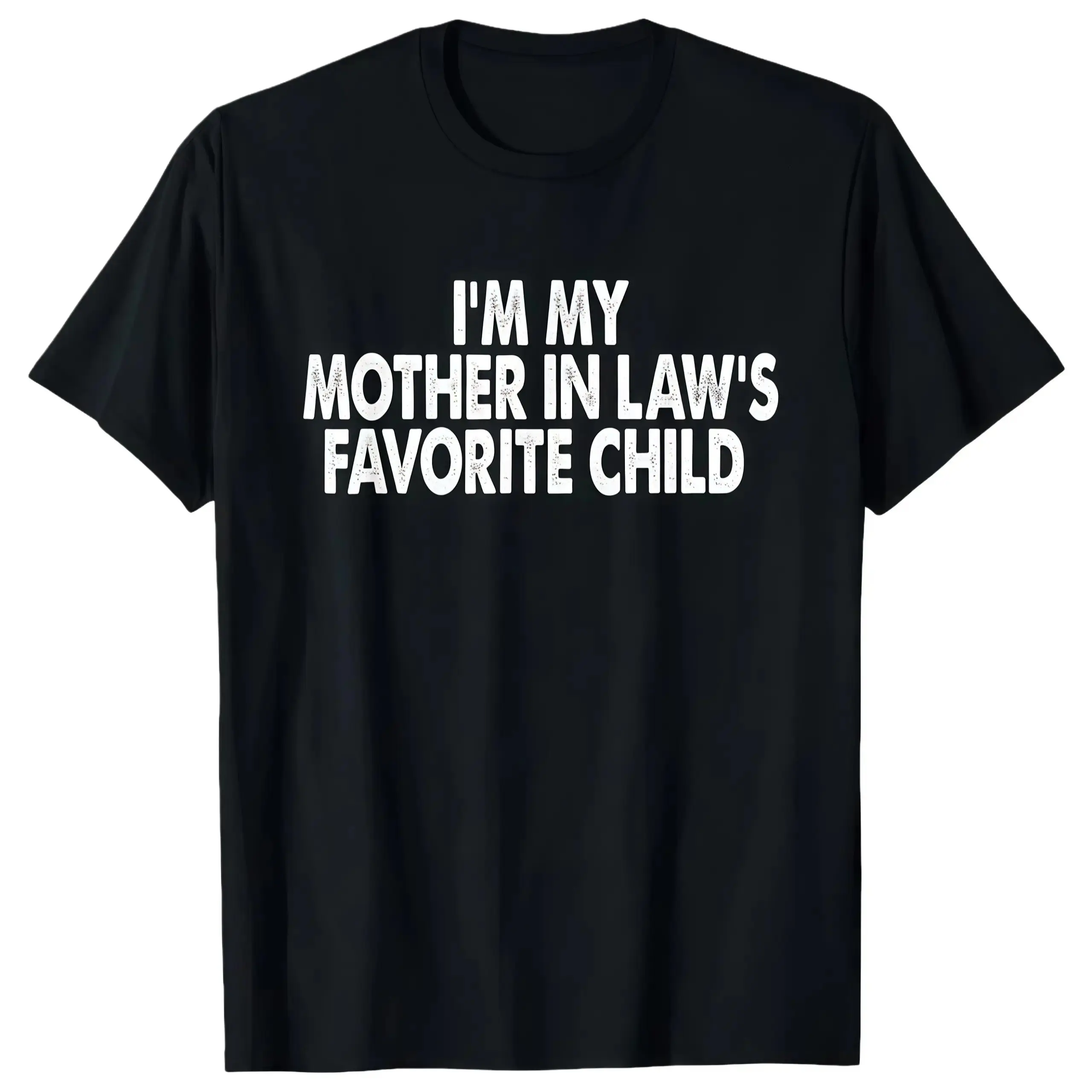 Women's Graphic T-Shirt, 'Favorite Child' Slogan Oversize Tee, Soft Cotton Short-Sleeve Streetwear Top, Tops, Shortsleeve, Seamless, Pieces, Tshirt, Loose-Fitting, Hang Dry, No Weird Shrinkage, Tumble Dry, Cool Iron, Unisex, Love, Casual, Round Neck, Than