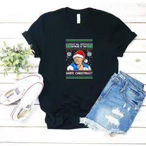 Ugly Christmas Tyrone Biggums Y’all Got Anymore Of That White Christmas Unisex Heavy Cotton T-Shirts