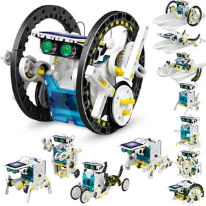 13-in-1 Solar Robot Toys for Boys Girls, STEM Science Kits for Kids Age 8-12, Building Experiments Robotics Kit STEM Projects for Kid Christmas Birthday Gifts, Learning Machine