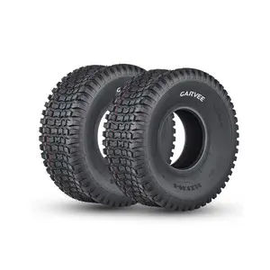 Durable Lawn Tires (for Golf Carts and Lawn Equipment) - 2-Piece Set, Size 20x8.00-8, 4-Ply Rating, Tubeless, Not for Highway Service (NHS), Suitable for Garden Tractors, Riding Mowers, and Utility Vehicles, Excluding Rims