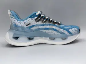 Blue & White - Lightweight Breathable Running Sneakers