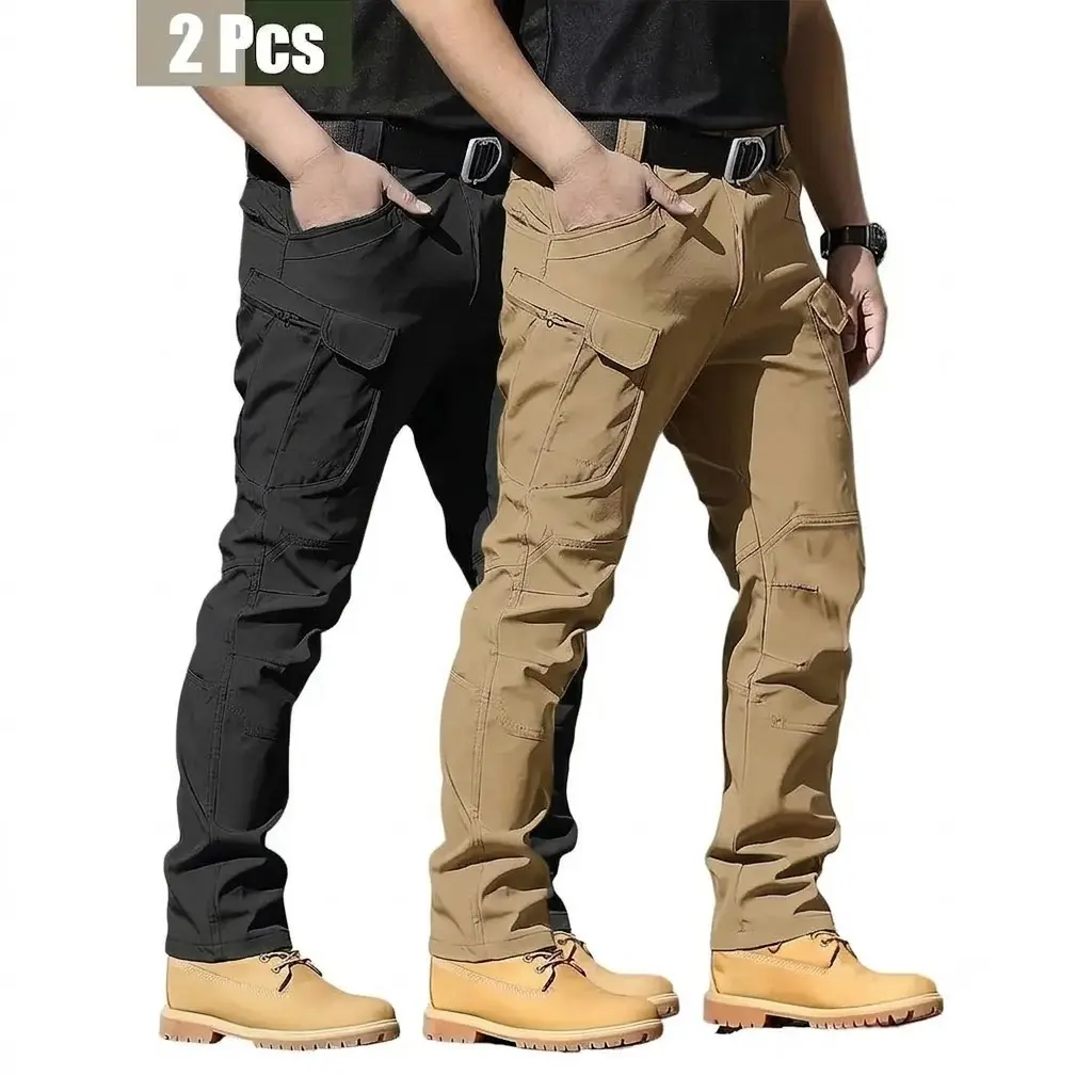 Black, Dark Khaki