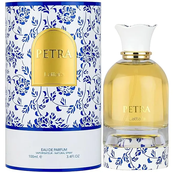 Lattafa Petra – Long-Lasting Fruity, Floral & Musky Eau de Parfum, Premium Unisex Fragrance, 100ml / 3.4 oz