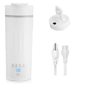 Portable Electric Kettle, 400ML Travel Electric Kettle, Tea Coffee Kettle with 4 Temperature Settings, BPA Free Stainless Steel Kettle