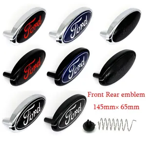 Ford Car Emblem 145x65mm with Spring, Fits Mondeo/focus/fusion/mk2/mk4/f150/f250, Engine Hood Trunk Badge, Ca Prop 65 Compliant