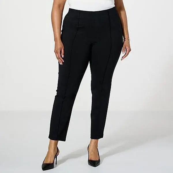 Nina Leonard Millennium Tummy-Smoothing Ankle Pant