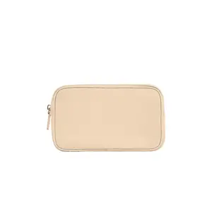 Stoney Clover Lane Double Zip Pouch in Sand