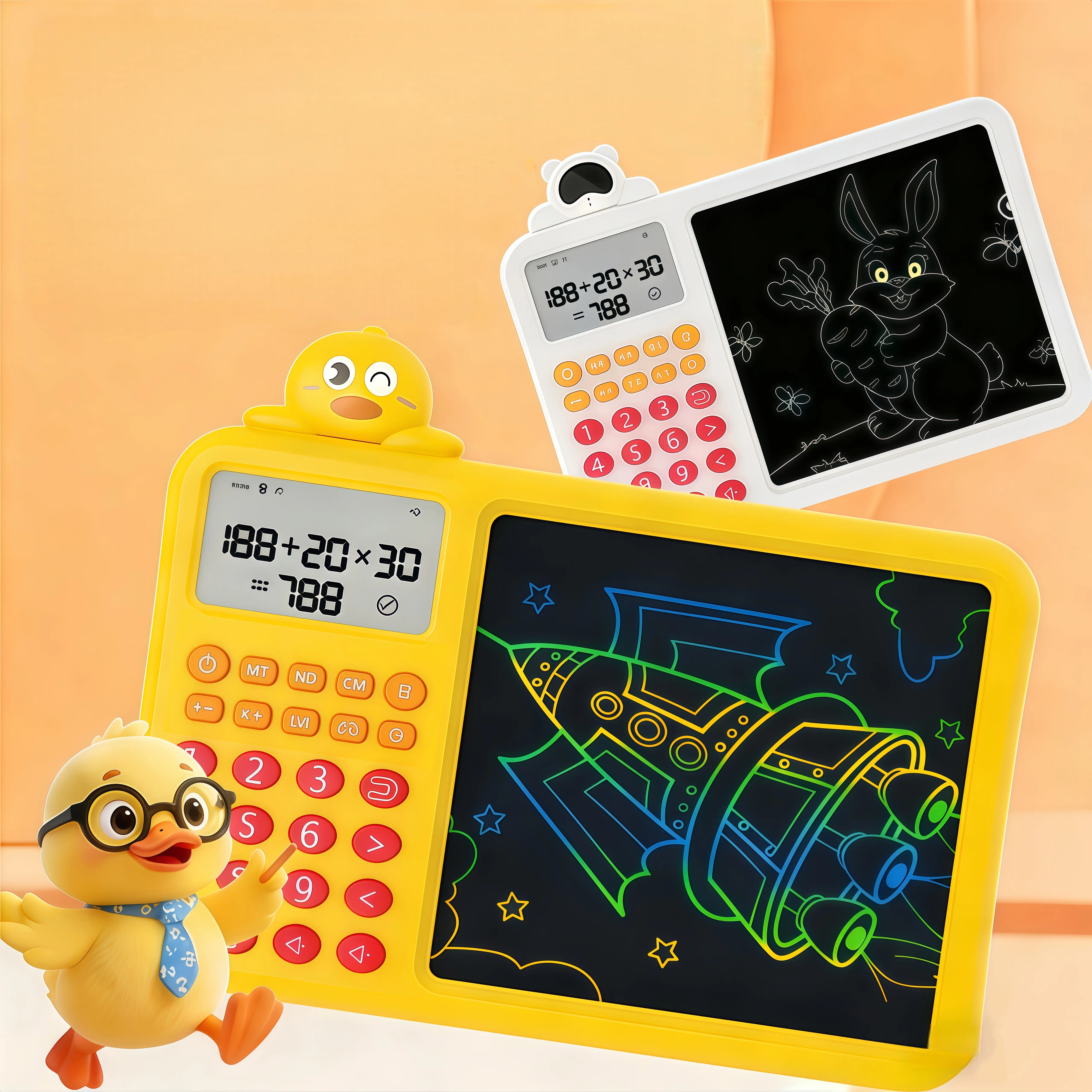 Math Learning Tools STEM Electronic Math Game for Kids 6, Portable Brain Teaser Teaching Aid for Addition, Subtraction, Multiplication & Division