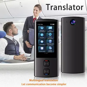 Real-Time Voice and Image Translator, Smart Mini Ai Chat Robot, Portable Translation Device for Business Travel and Learning