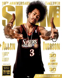 SLAM 248 - Allen Iverson Cover Poster Print - NO FRAME