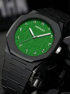 A cool and stylish rubber night light waterproof sports quartz watch for men, teenagers, and students with unique personalities Fashionable Waterproof Watch