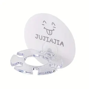 1pc of Fun Crab Toothbrush Holder, Adhesive Wall-Mounted Rack Without Drilling, Multifunctional Wall Storage Organizer