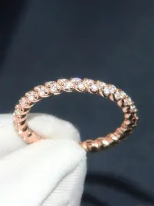 1 PC Fashion Cubic Zirconia Ring For Women For Wedding Engagement Party Jewelry Valentine's Day Gift