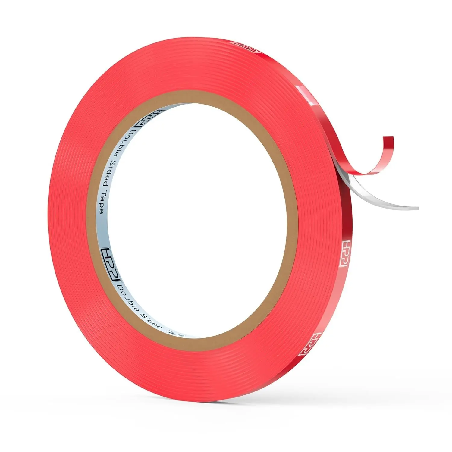 Heavy Duty Double Sided Adhesive Tape - 0.25x16ft Permanent Hold, Peel-and-Stick, Compatible with Metal, Glass, Plastic, Polycarbonate, for Arts and Craft, Repair Tasks, Handymen, Easy to Use