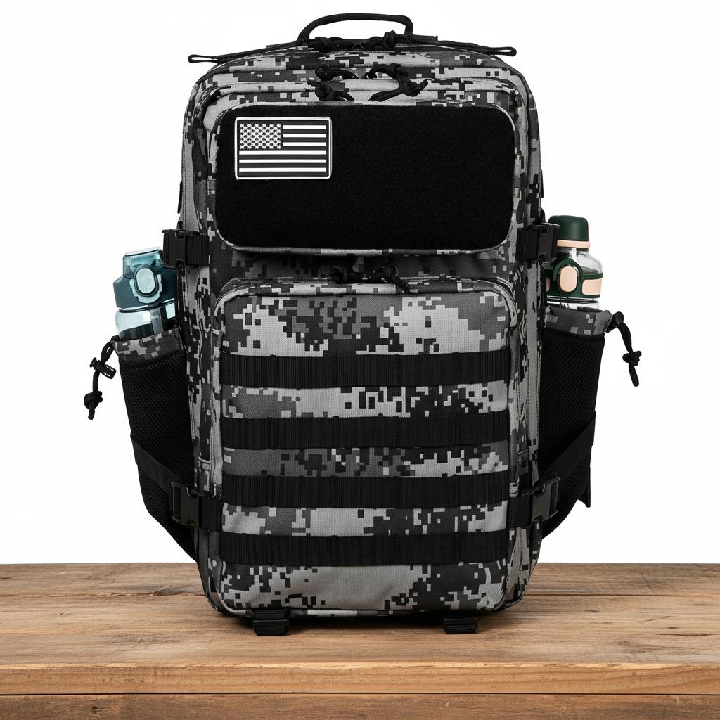 For 3-layer design to organize your gym gear, laptop, and travel essentials.