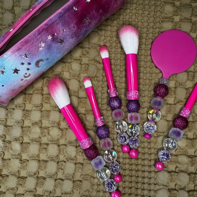 Makeup Brush set - Beaded