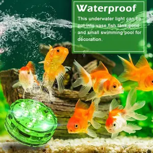 Submersible Lights for Inside Pumpkin 16 Color Changing Jack O Lantern Battery Operated JackoLantern Lights for Pumpkins Outdoor Halloween Party 4 Pack Waterproof LED Decor for Fish Tank Aquarium Home Ornaments Float