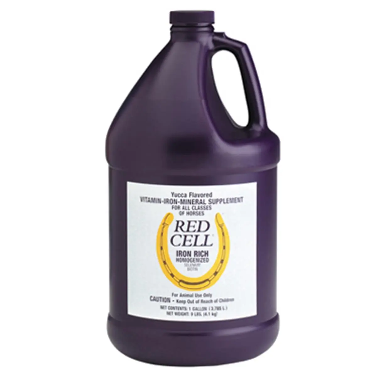 Farnam Yucca-Flavored Horse Red Cell Gel Supplement, 9.5 lbs 1 Gal Homogenized Horse Feed, Enhanced Palatability, Maximum Consistency for Reliable Equestrian Sports Use