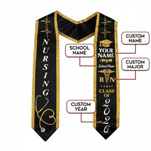 Customized Nursing Stole, Personalized Nursing Graduation Stole, RN Stole Nursing Stole Graduation 2026, Nursing Graduation, Nursing Stole Graduate 2026 Unique Gift for Her