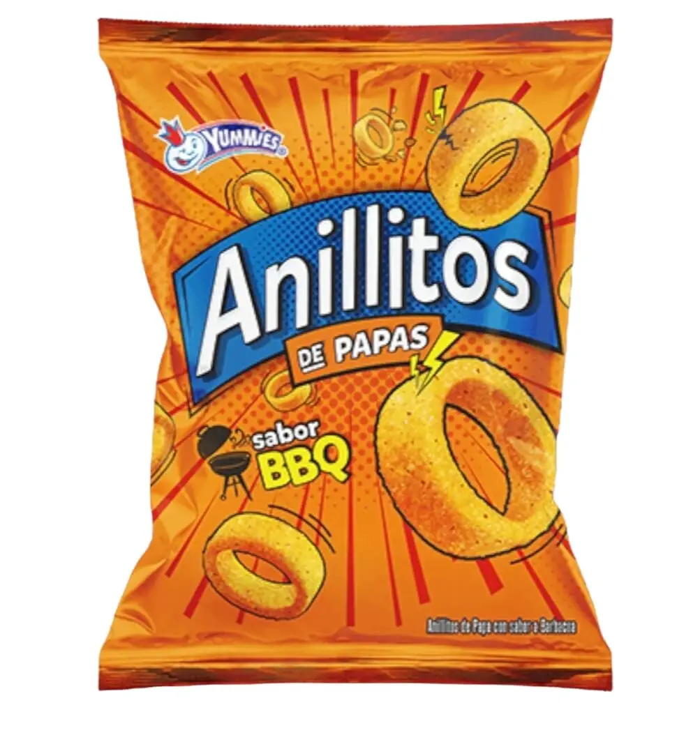 Anillitos de Papa sabor BBQ Snack Variety Snack Samples Anillitos de Papa sabor BBQ Snack Variety Snack Samples