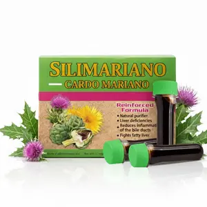 Bebibles Silimariano Cardo Santo Multi-Vitaminico Milk Thistle - 12 Pack (15ml Drinkable Shots) Vitaminas -  Daily Energy & Wellness Support (12 x 15mL)