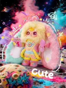 CN  BABY THREE Dream Maker 400% ，Bunny Plush Dolls，Soft Furry Collectibles，Backpack or clothing decoration，Stuffed Animal