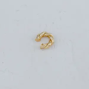 Twisted Wire Ear Cuff with Delicate Design
