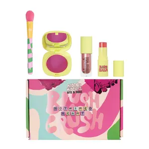 [Made by Mitchell] Bits & Bobs Collection – Hotwired Hearts Blush Bundle | Juicy Lifted Cheeks, Blush, Highlight & Balm Set