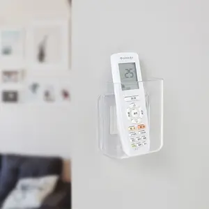 Dormitory Bedside Phone Storage Box, No Drilling Wall Mount Shelf, Transparent Dorm Organizer, Hanging Storage Box for Dorms