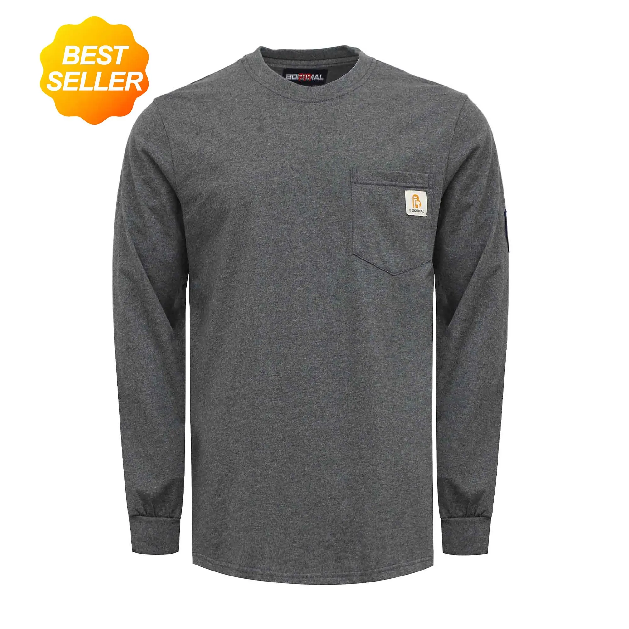 5.5OZ Buttonless Pullover T-Shirts/Solid Color-1208