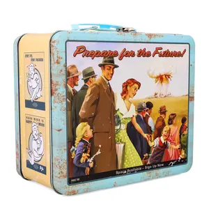 Fallout Vault-Tec "Prepare For The Future" Retro Metal Lunchbox Fallout Vault-Tec "Prepare For The Future" Retro Metal Lunchbox