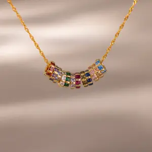 Infinity Princess Birthstone Charm by Caitlyn Minimalist - Dainty Gemstone Charm Spacers for Bracelets & Necklaces - Jewelry Gift for Her