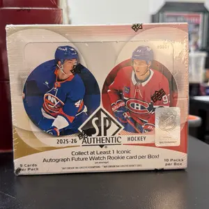 2025-26 Upper Deck SP Authentic Hockey Hobby Box