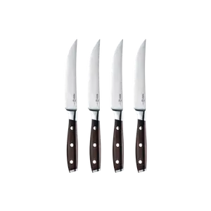 Avanta Smoked Teak Steak Knife Set - 4 Piece Avanta Smoked Teak Steak Knife Set - 4 Piece