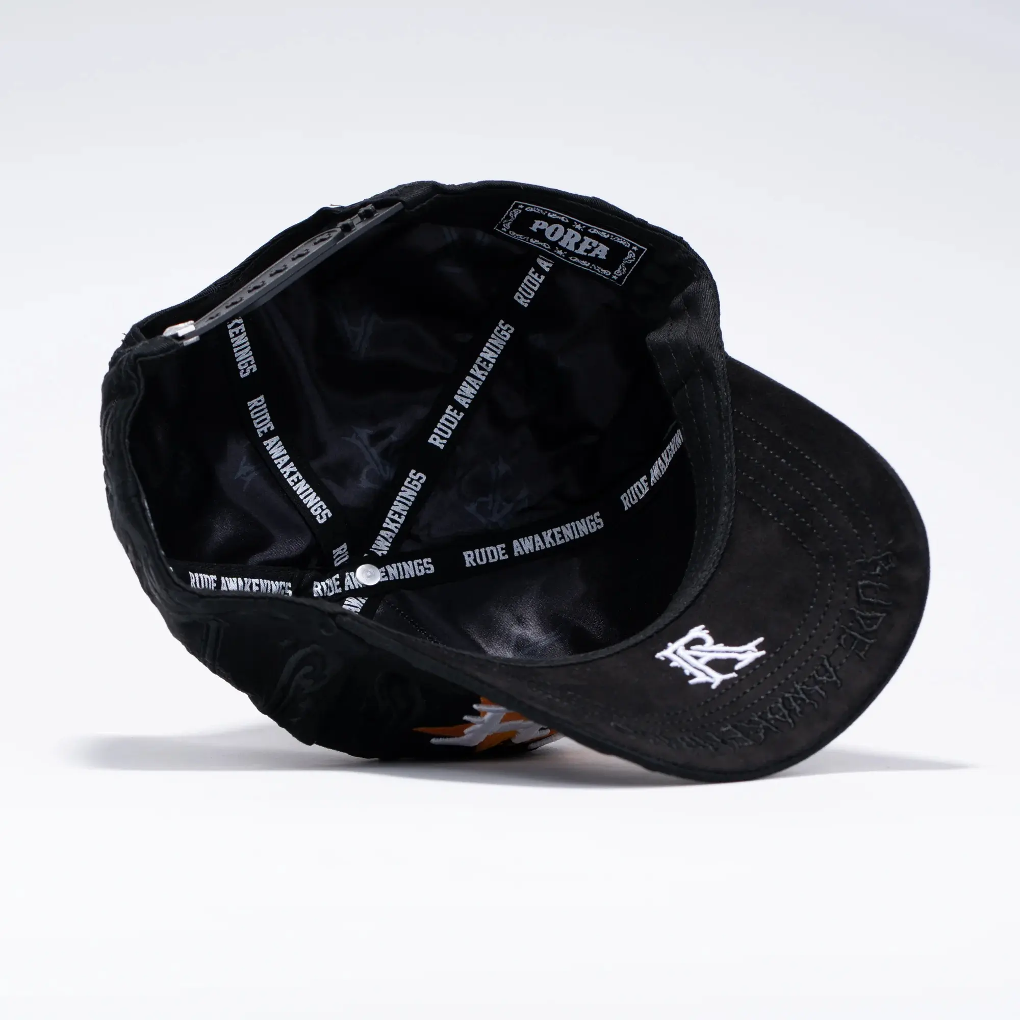 帽子 WEIRDO ROAD FREAK - CASQUETTE Black L RUDE Awakenings x PORFA Snapback Hat - Triple H Houston Black