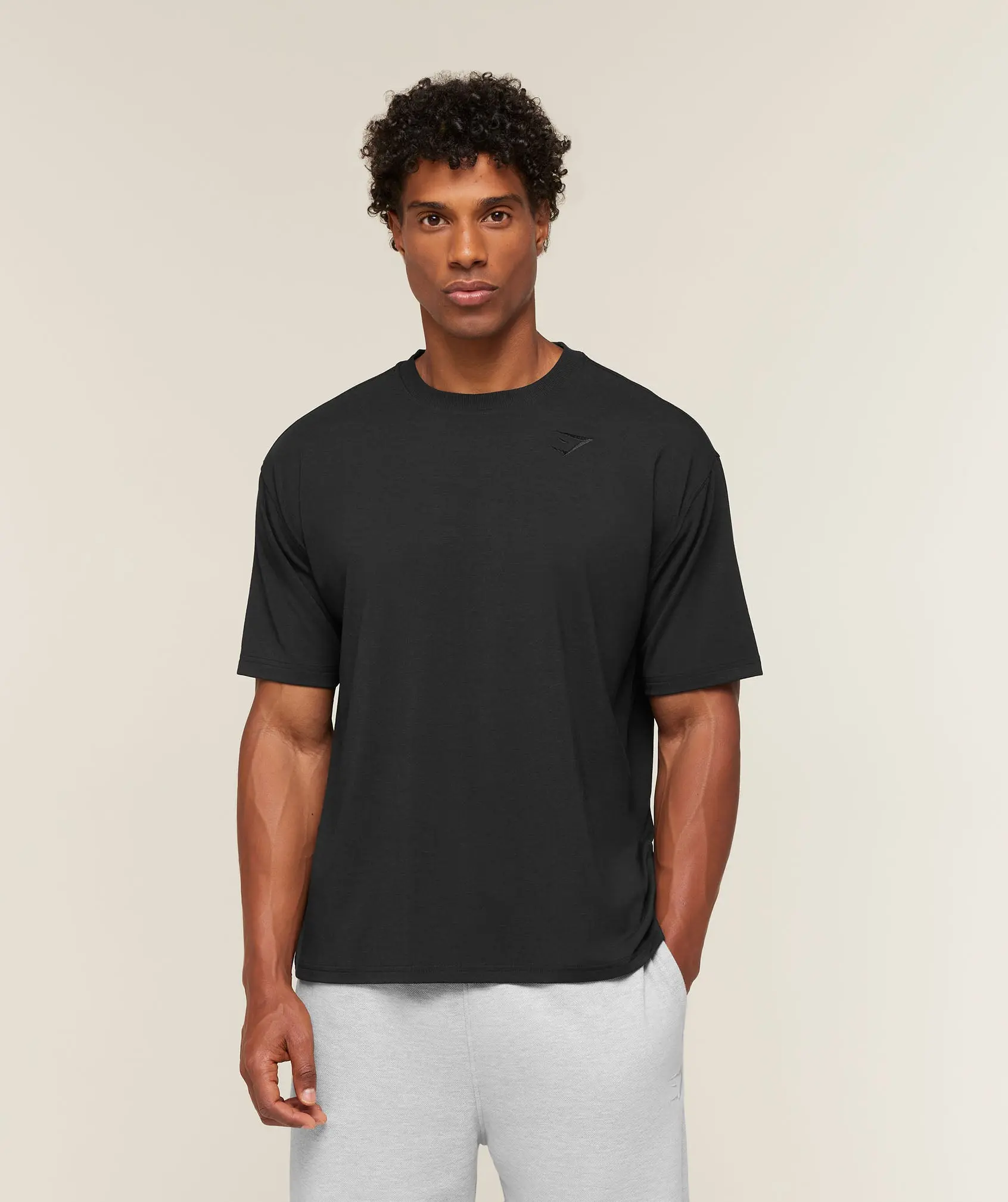 Gymshark Campus Crest T-Shirt – Cotton Gym Tee, Casual Workout & Everyday Wear