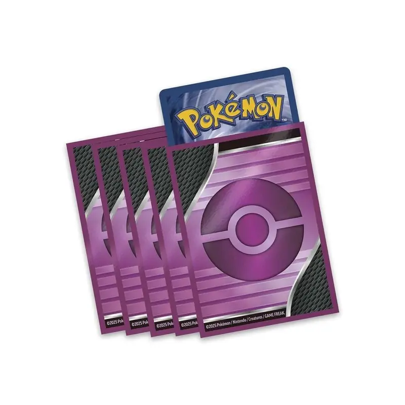 card sleeves pokemon tcg Amazon.com: Pokemon Card Sleeves - Purple Pokeball - Trainer Toolkit  2022-65 Count Pack main image 0