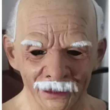 White haired elderly person   A