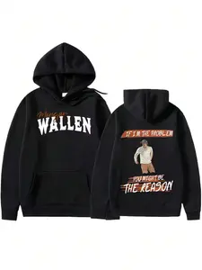 Morgans Wallens Country Music Hoodies I'm The Problem Graphics 2025 Harajuku Pullover Tops Mens Woman Sweatshirt Streetwear Medium