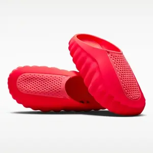 Men's/Women's Recovery Slides, Closed-Toe Post-Workout Massage Slippers, Breathable Slip-On Footwear Mind 001 in Big Size