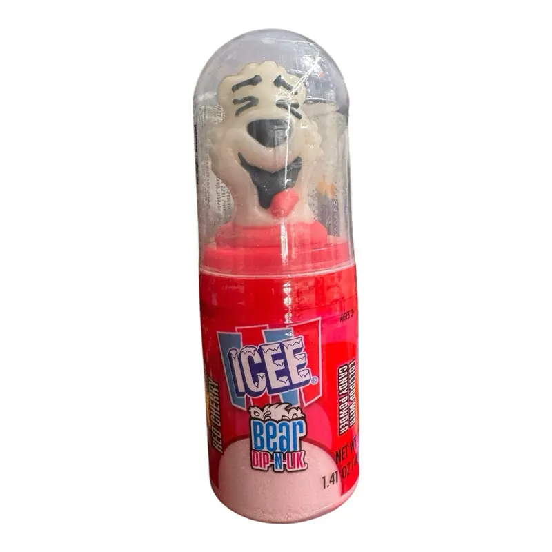 Icee Bear Dip-N-Lik Red Cherry Candy Snack