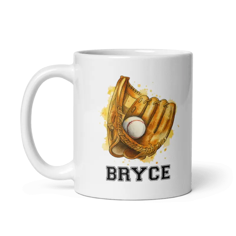 Personalized Baseball Coffee Mug - Baseball Player Gift - Baseball Coach Gift - Boyfriend Baseball Gift - Baseball Father's Day Gift