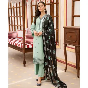 Mint Lawn Salwar Kameez