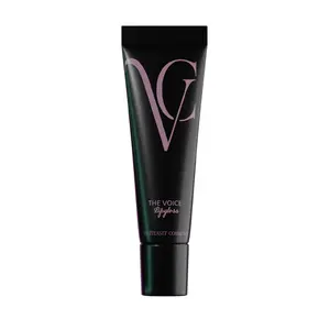 The Voice Lipgloss - Glossy Lipstick with Black Cap and Black Tube