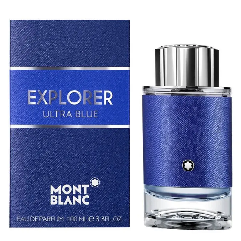 Montblanc Explorer Ultra Blue 2oz EDP for Men Fragrance Bold Woody Fragrance Eau Fraiche Spray