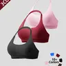 Women's Sporty Backless Halter Bra, Shockproof Push-Up Sports Top, Stretch Sports Bra, High-Waisted Yoga Set, Short Sleeve Workout Wear