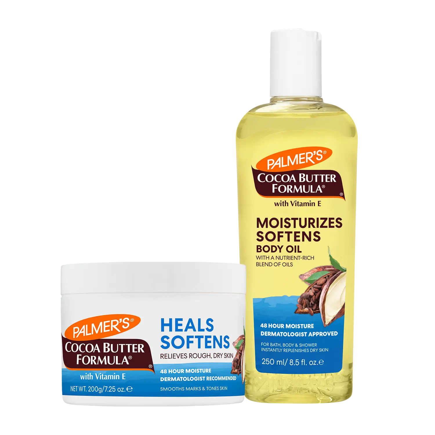 Palmer's Cocoa Butter Formula Original Solid Jar and Moisturizing Body Oil Palmer's Cocoa Butter Formula Original Solid Jar and Moisturizing Body Oil